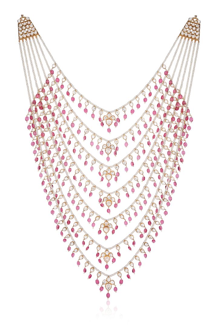 7 Lada Pink Silver Set