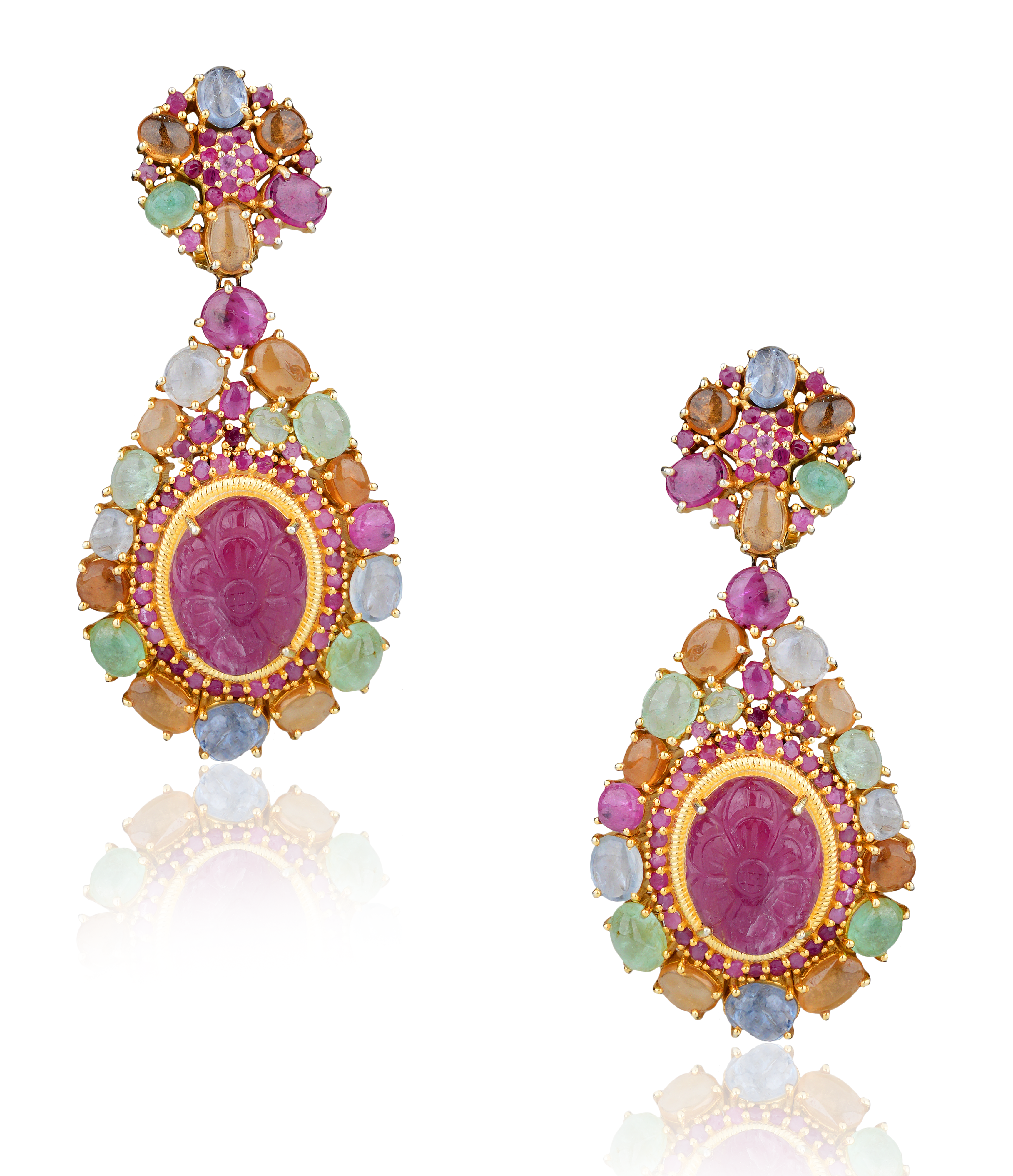 Ruby Navratan Set