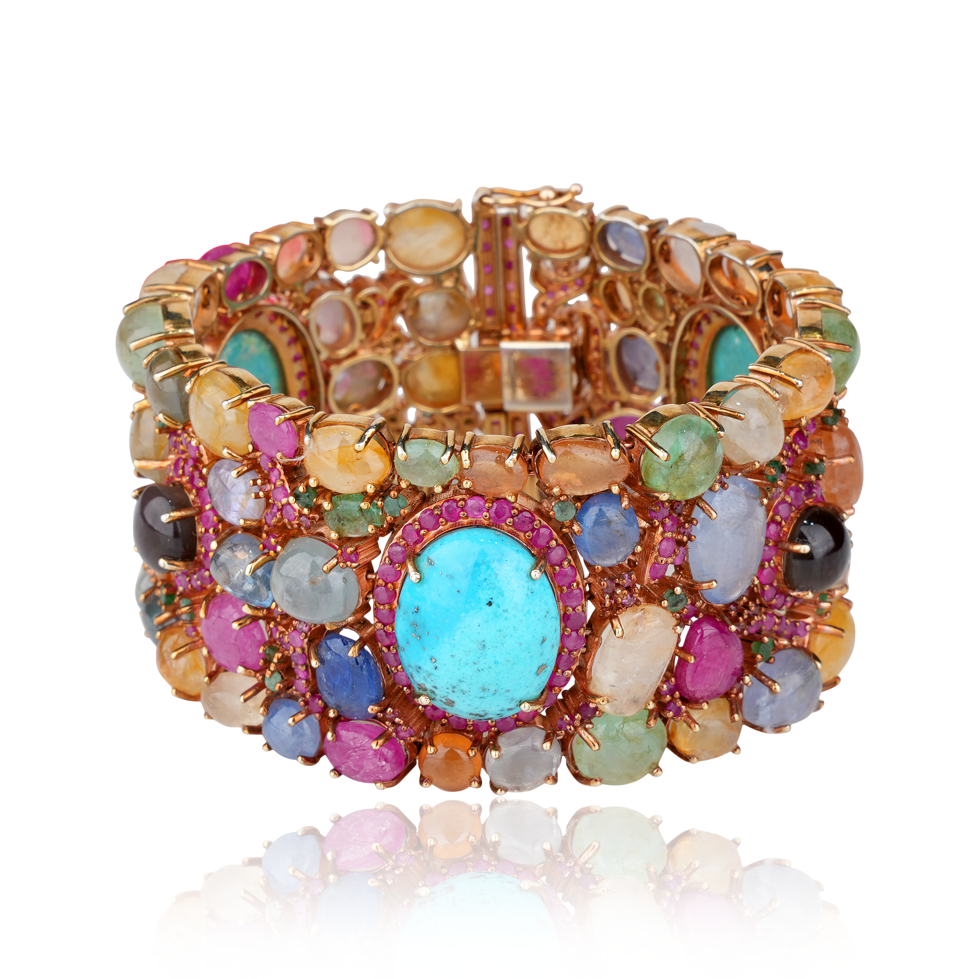 Firoza Ruby Bracelet