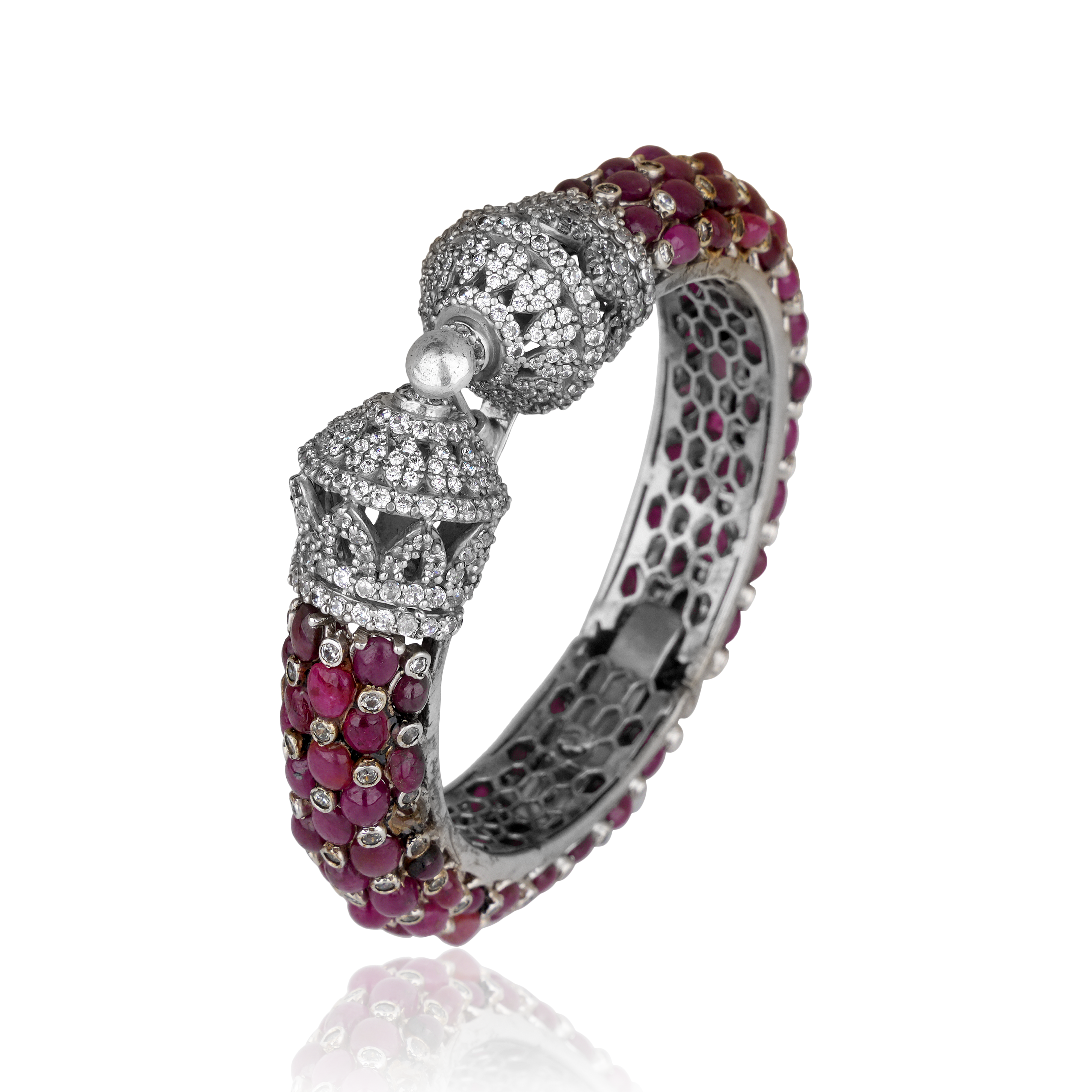 Imperial Silver Bangle