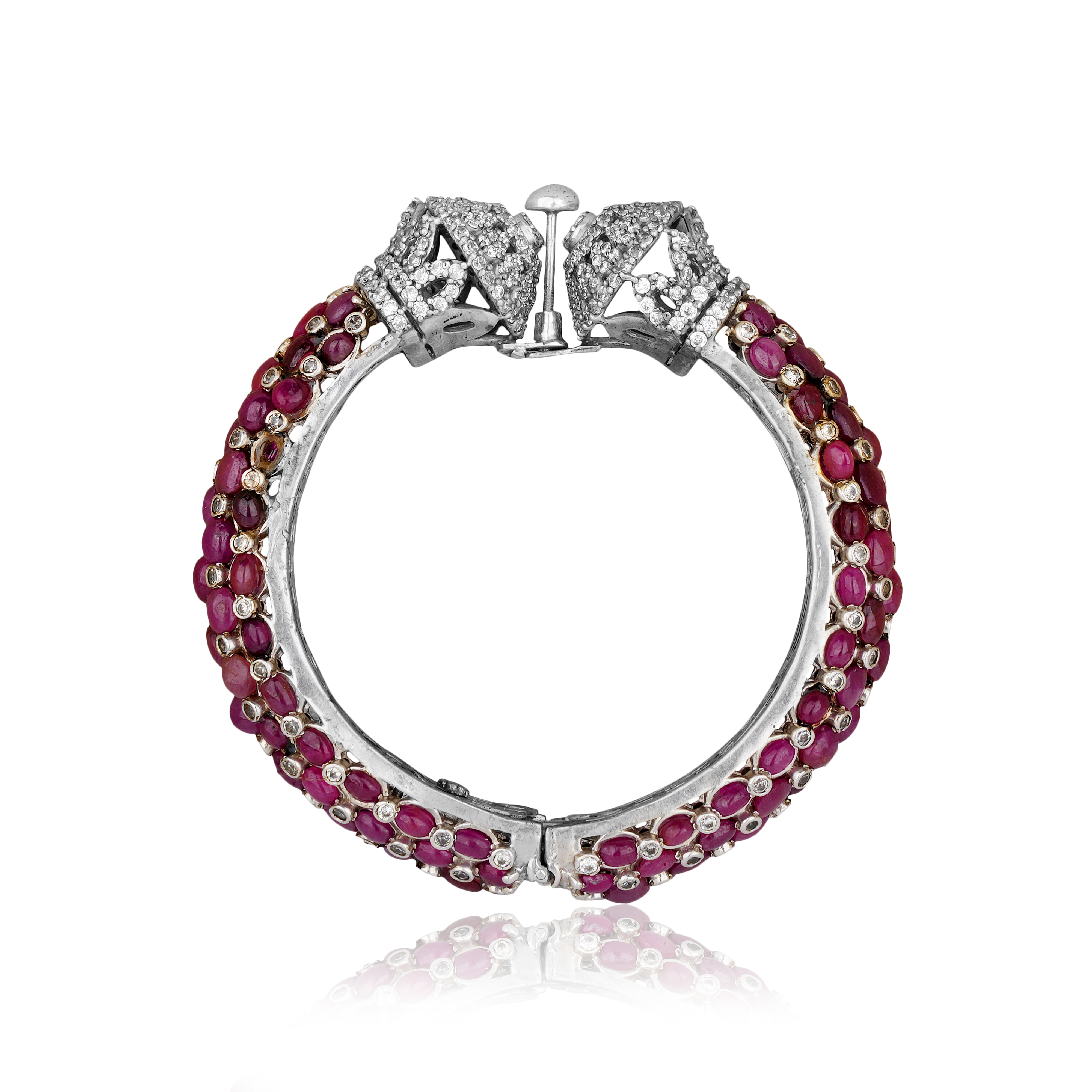 Imperial Silver Bangle