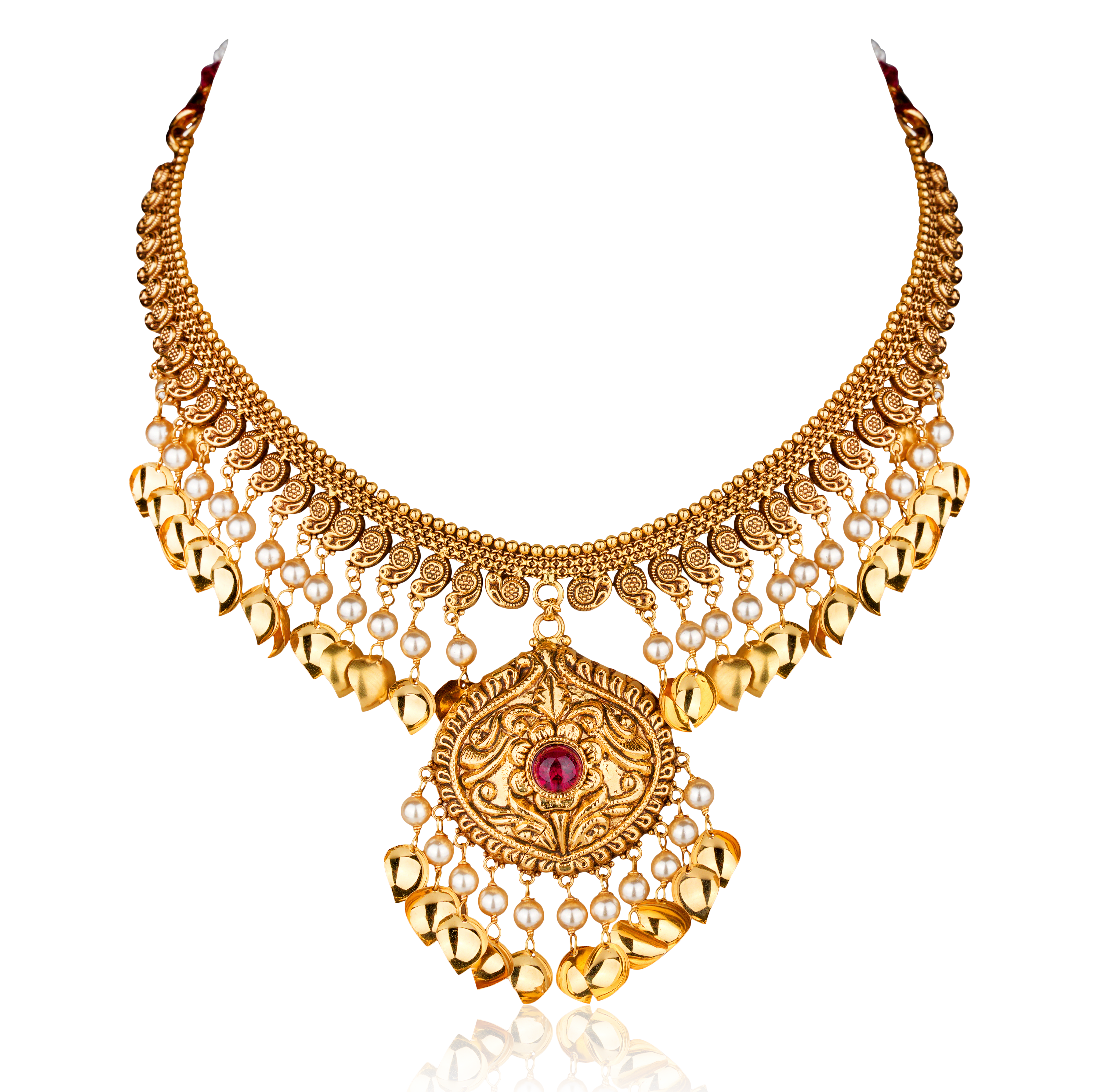 Gold Peepal Patti Set