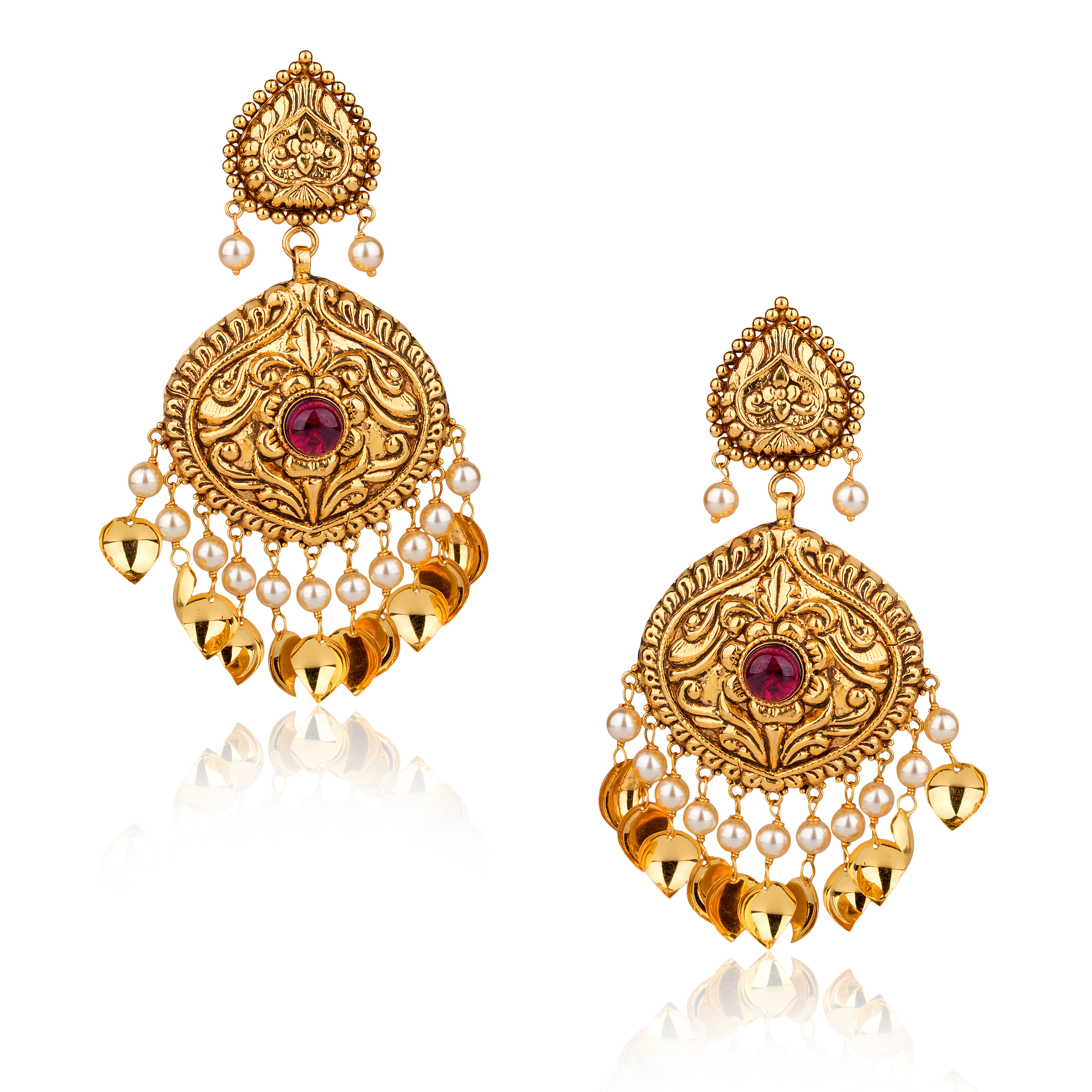 Gold Peepal Patti Set