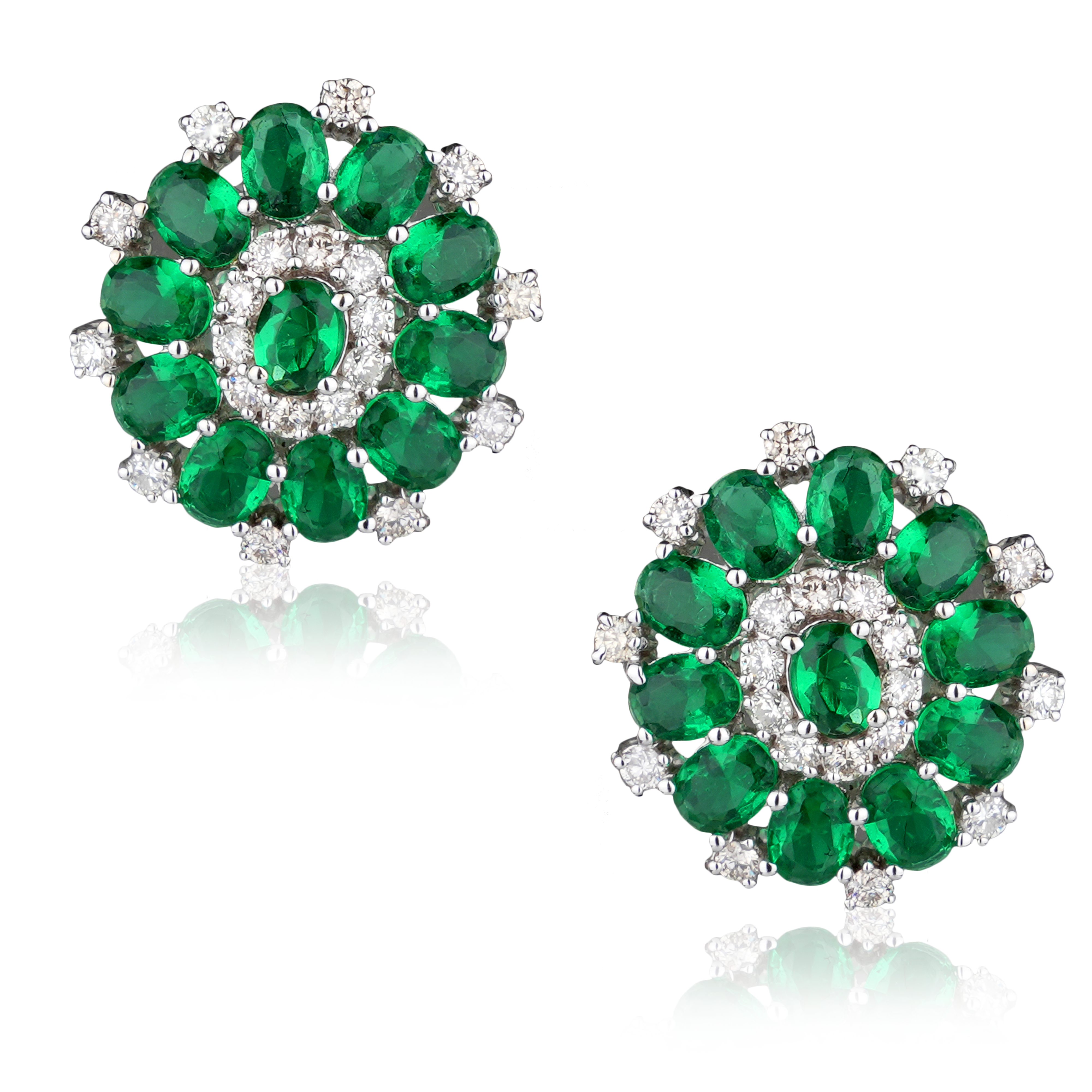 DTF-567 Emerald Diamond Ring