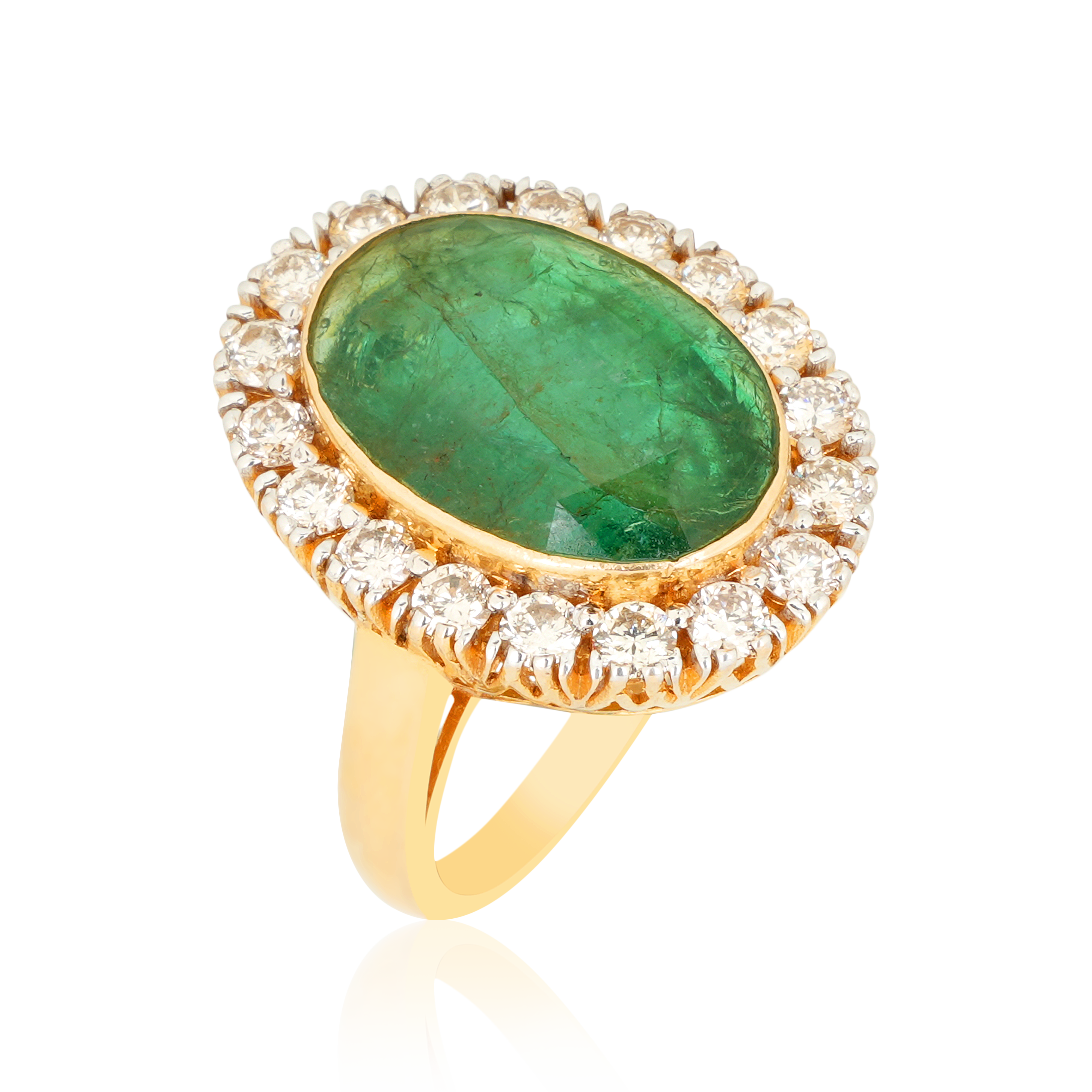 DLRE - 911 Emerald Diamond Ring