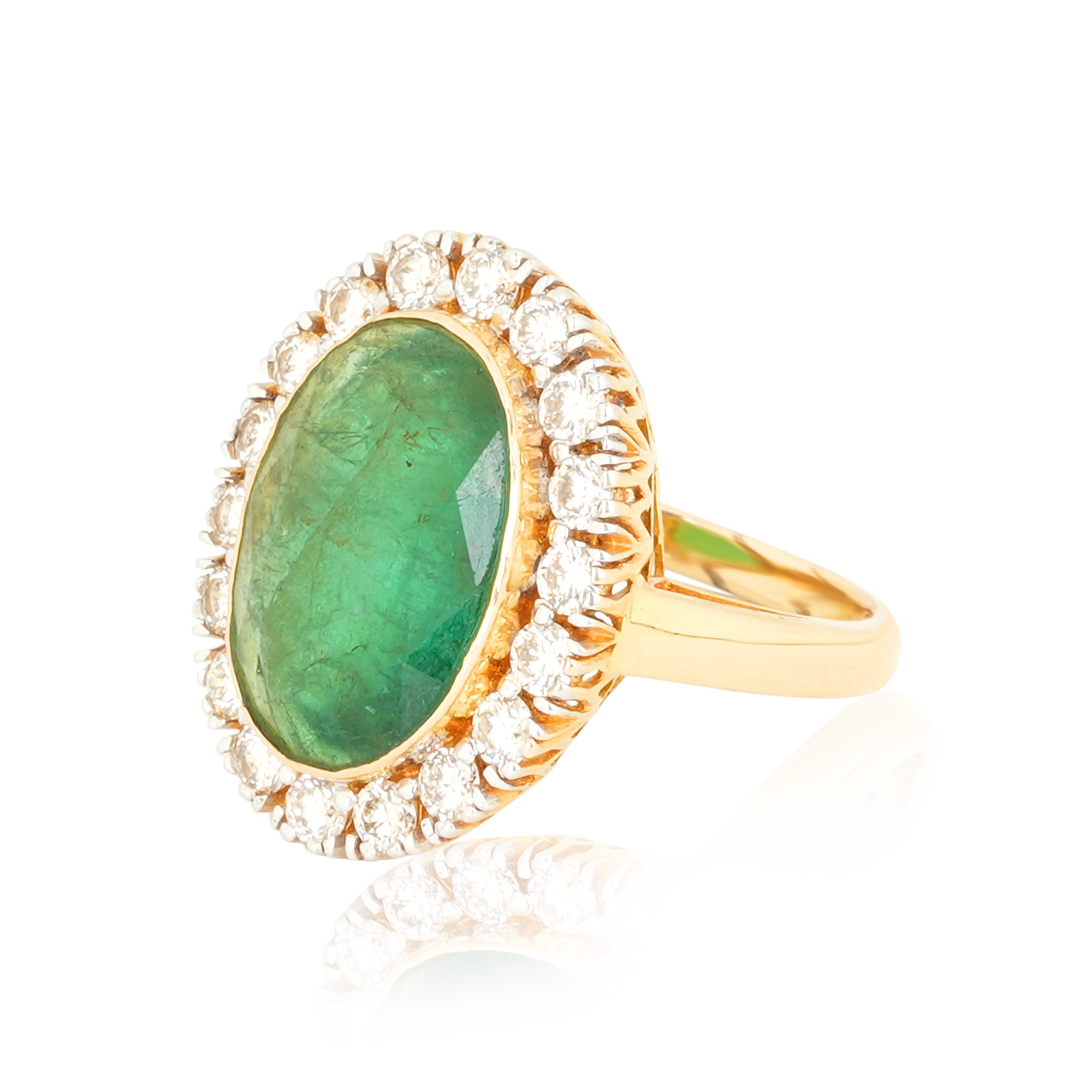 DLRE - 911 Emerald Diamond Ring