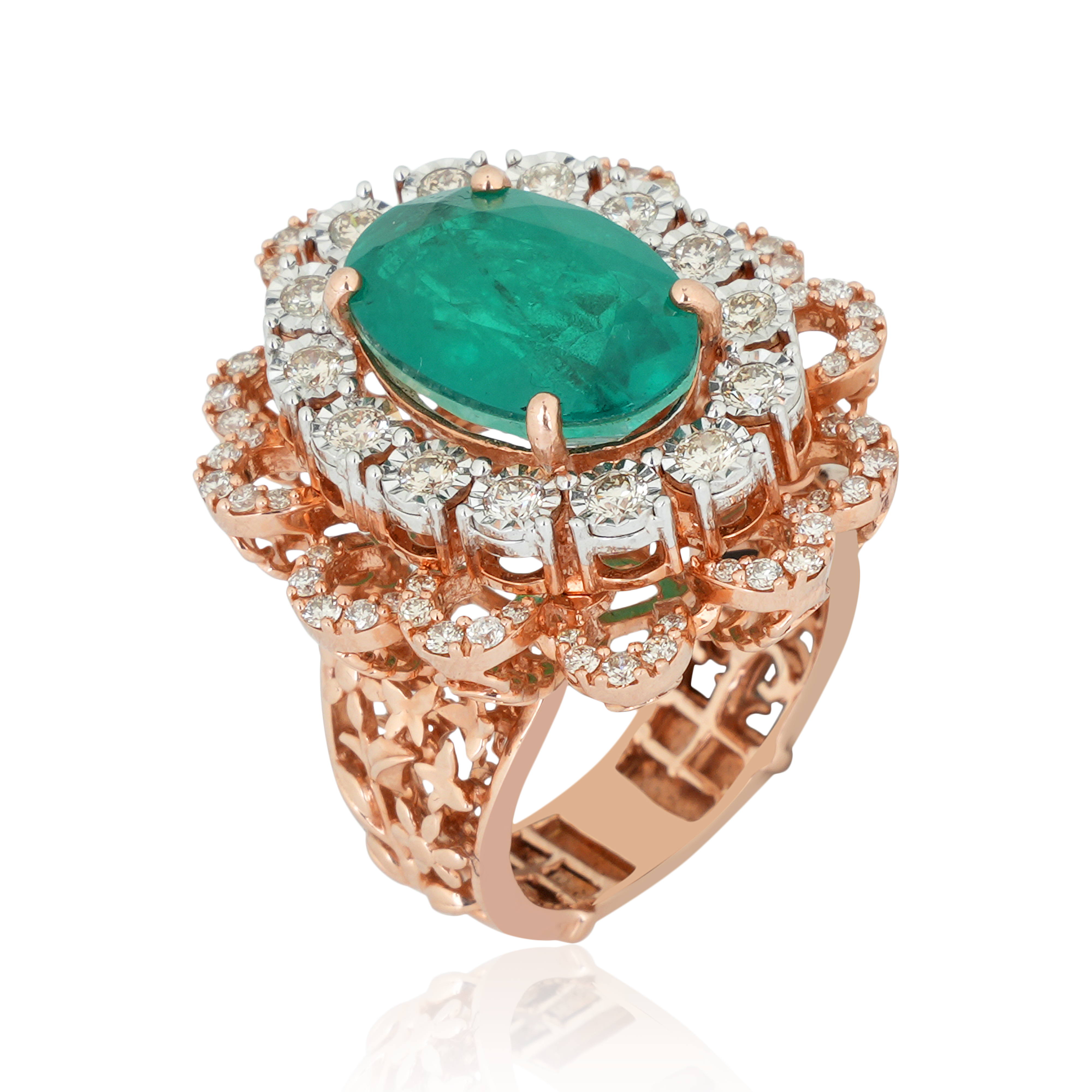 DLRF - 807 Emr Diamond Ring