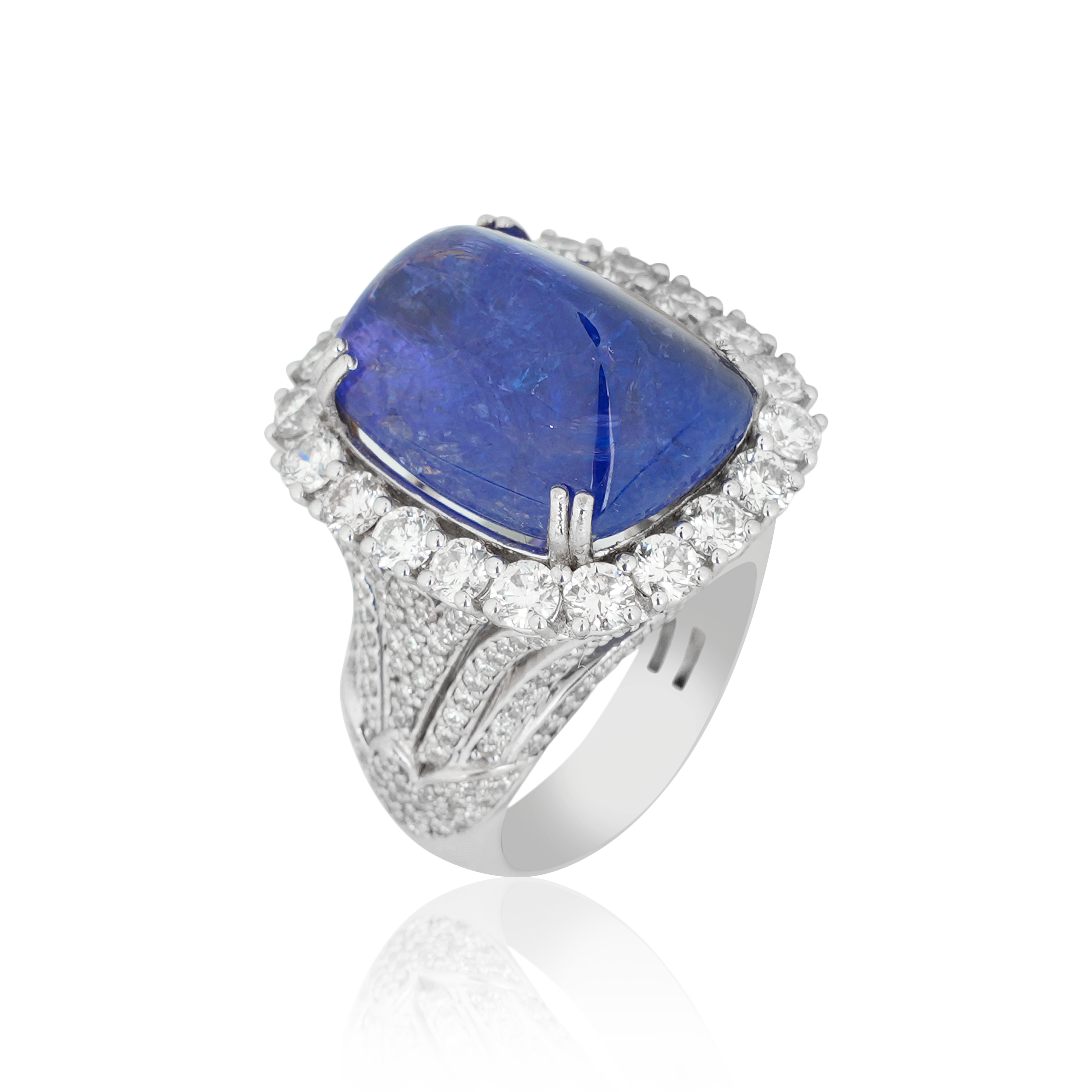 DLRF - 874 Tanzanite Diamond Ring