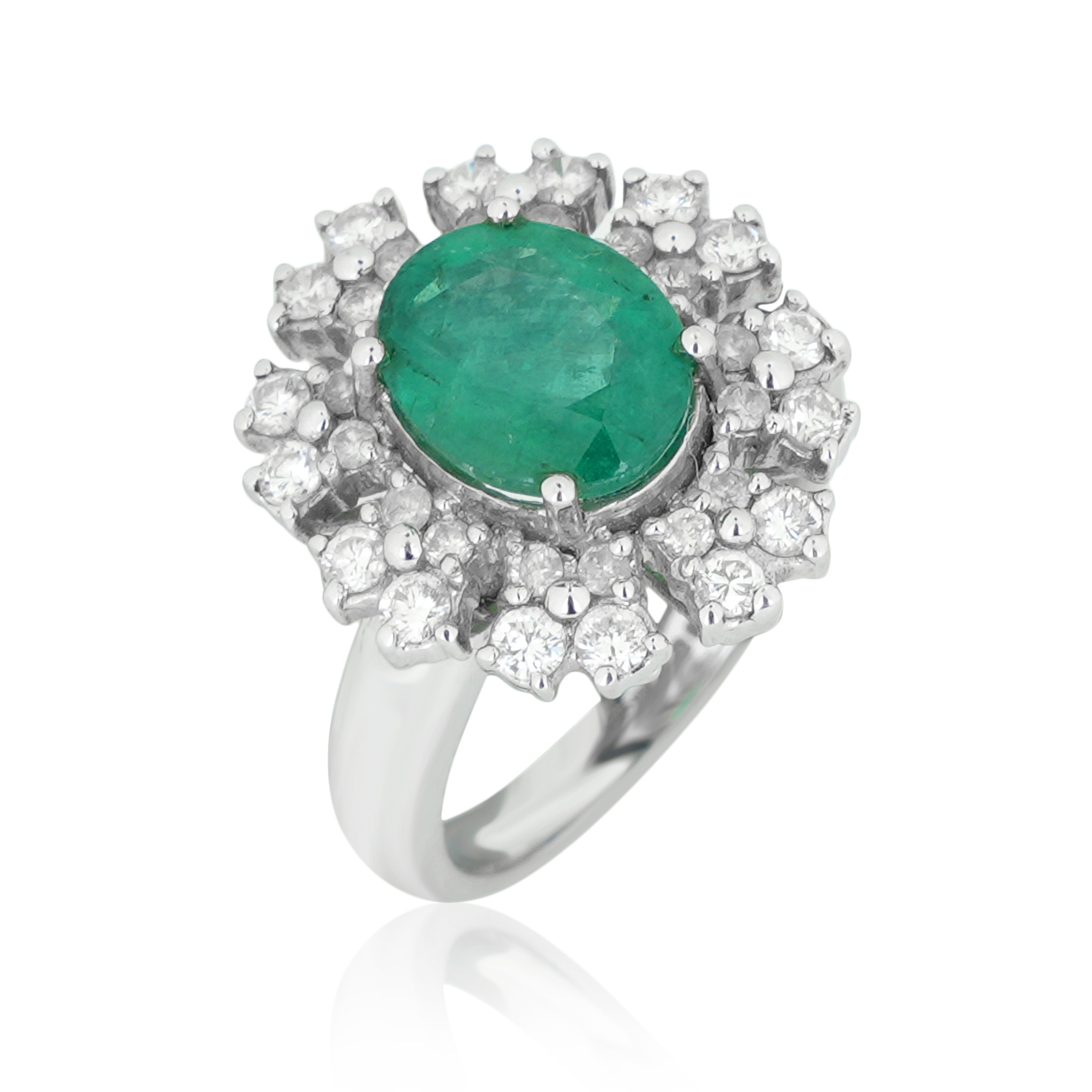 DLRE-617 Emerald Diamond Ring