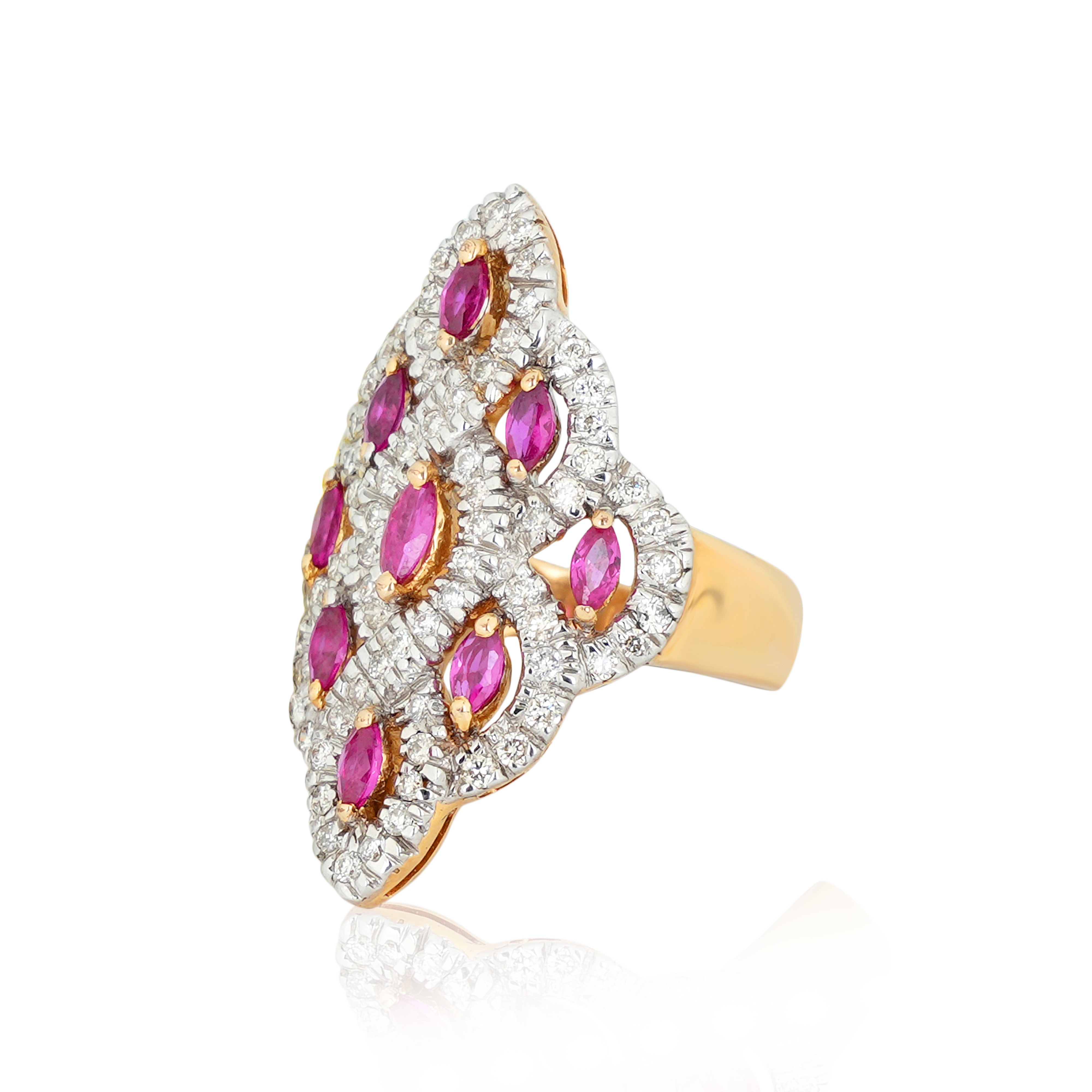 DLRF-119 Ruby Diamond Ring