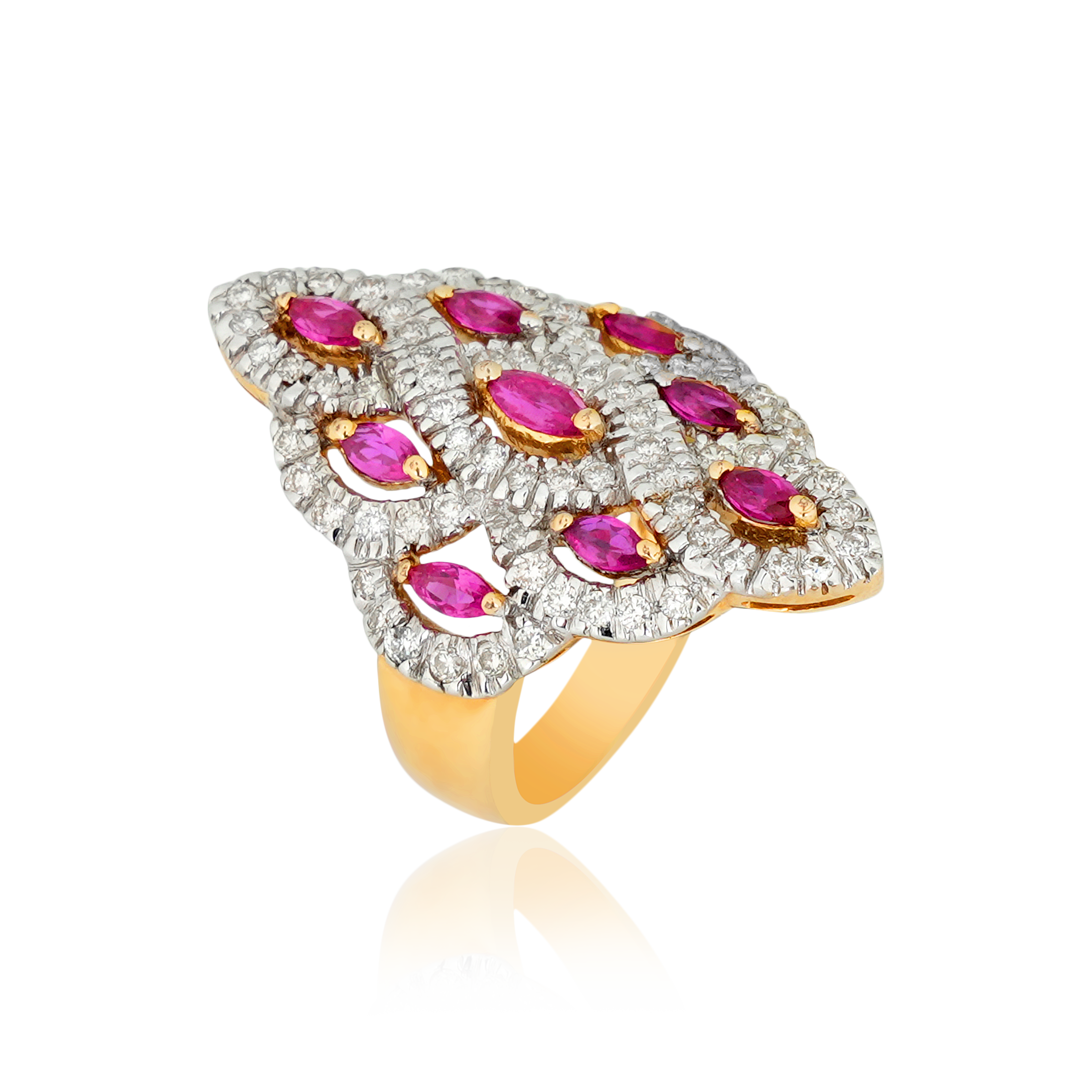 DLRF-119 Ruby Diamond Ring