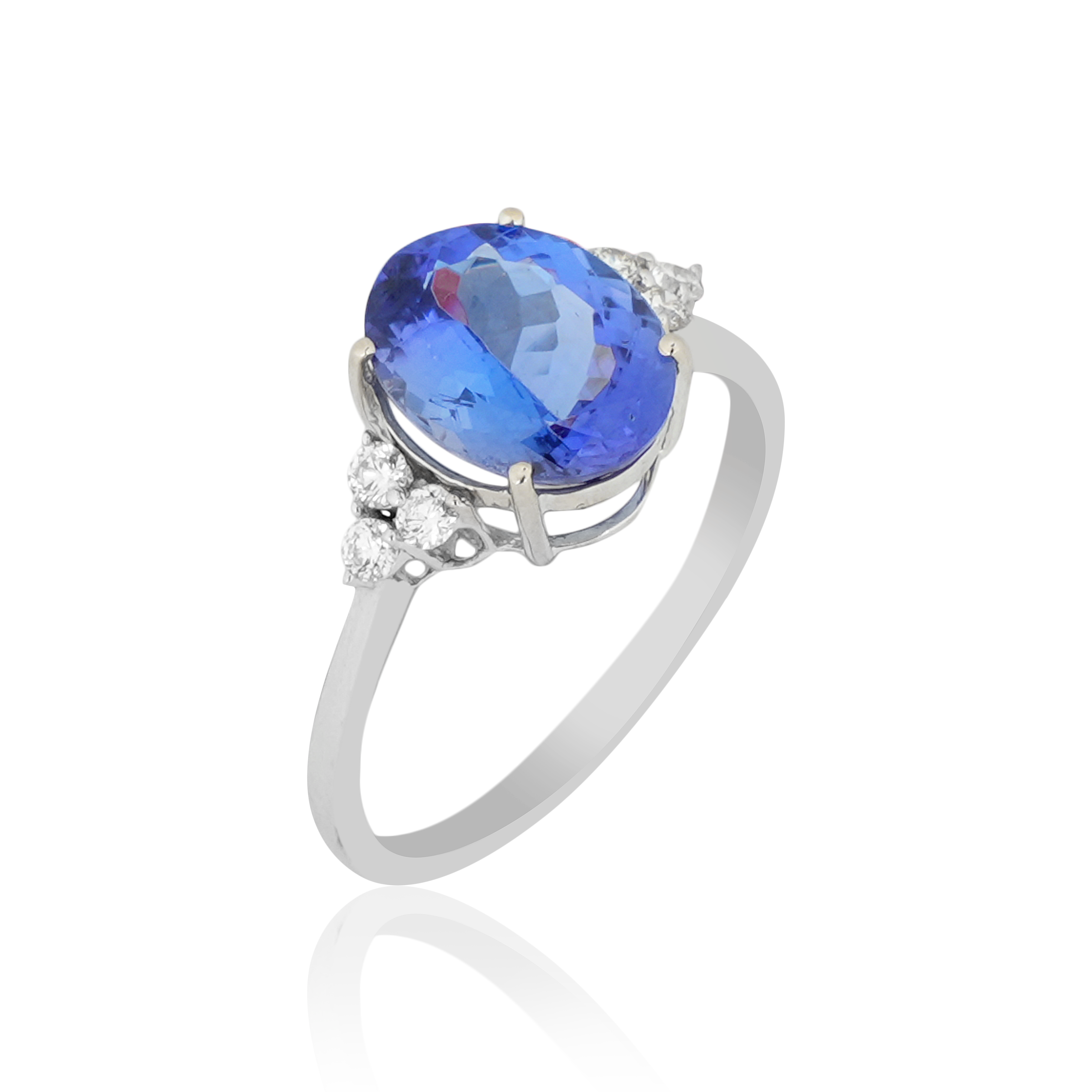 DLRE-898 Tanzanite Diamond Ring