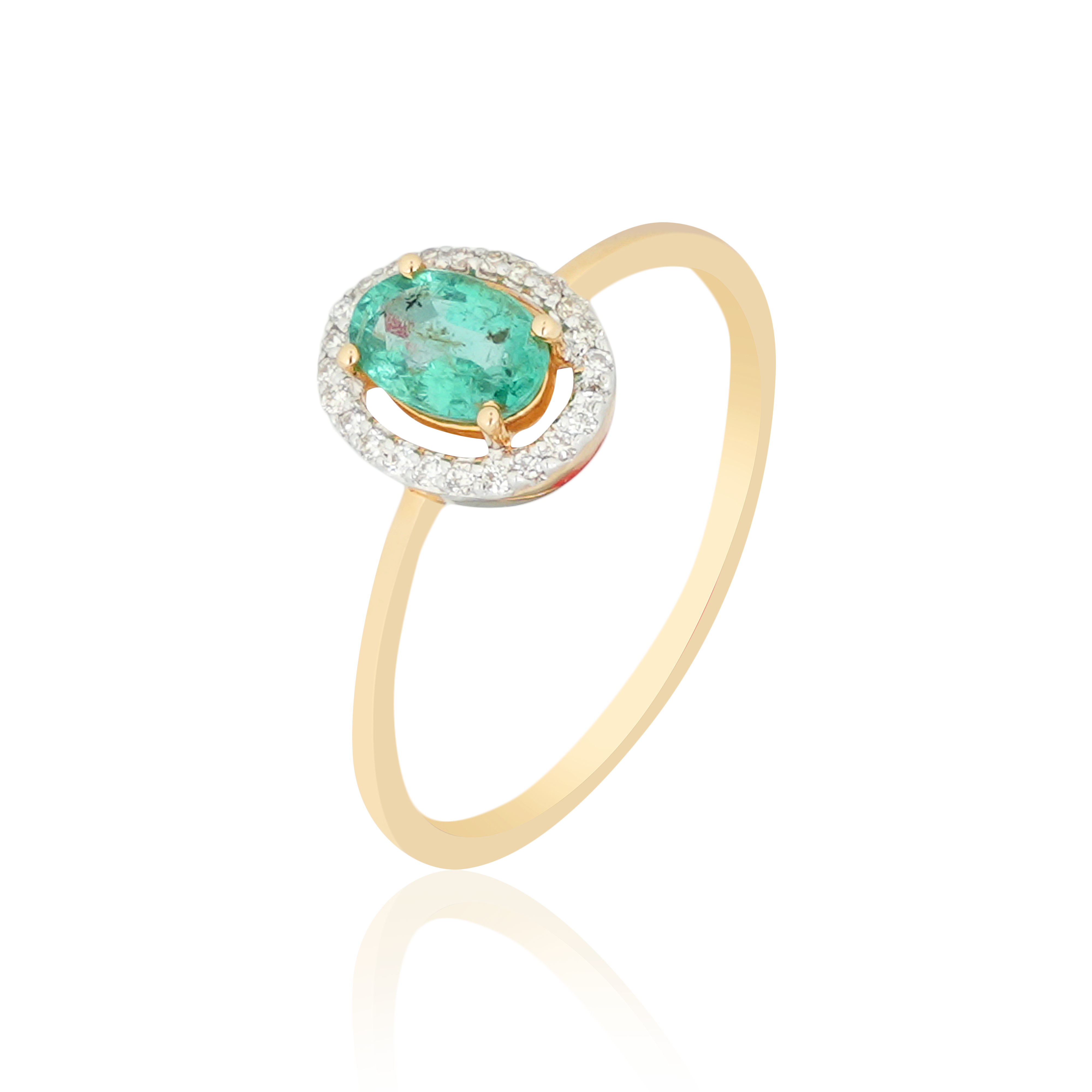 DLRE-903 Emerald Diamond Ring