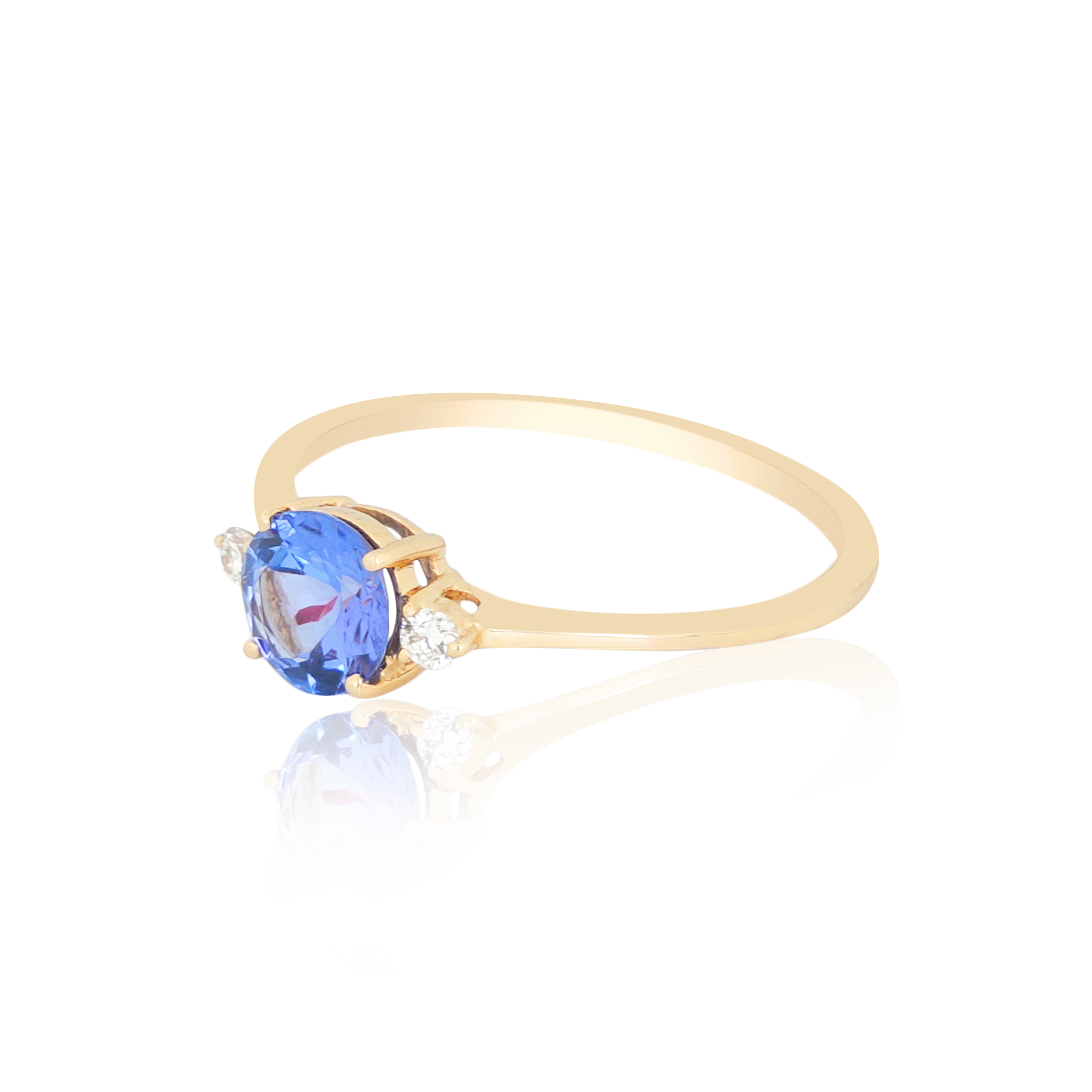DLRE-897 Tanzanite Diamond Ring
