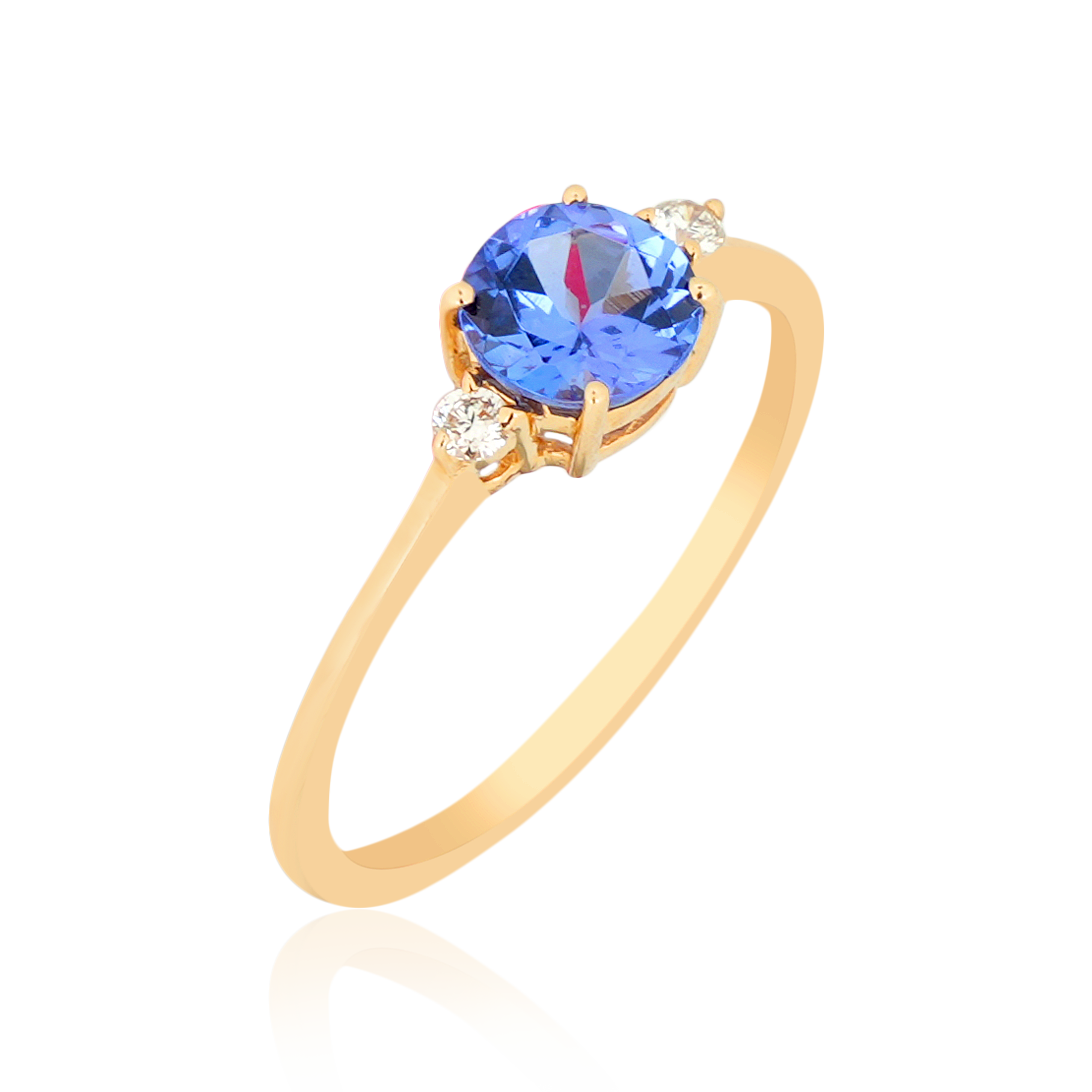DLRE-897 Tanzanite Diamond Ring