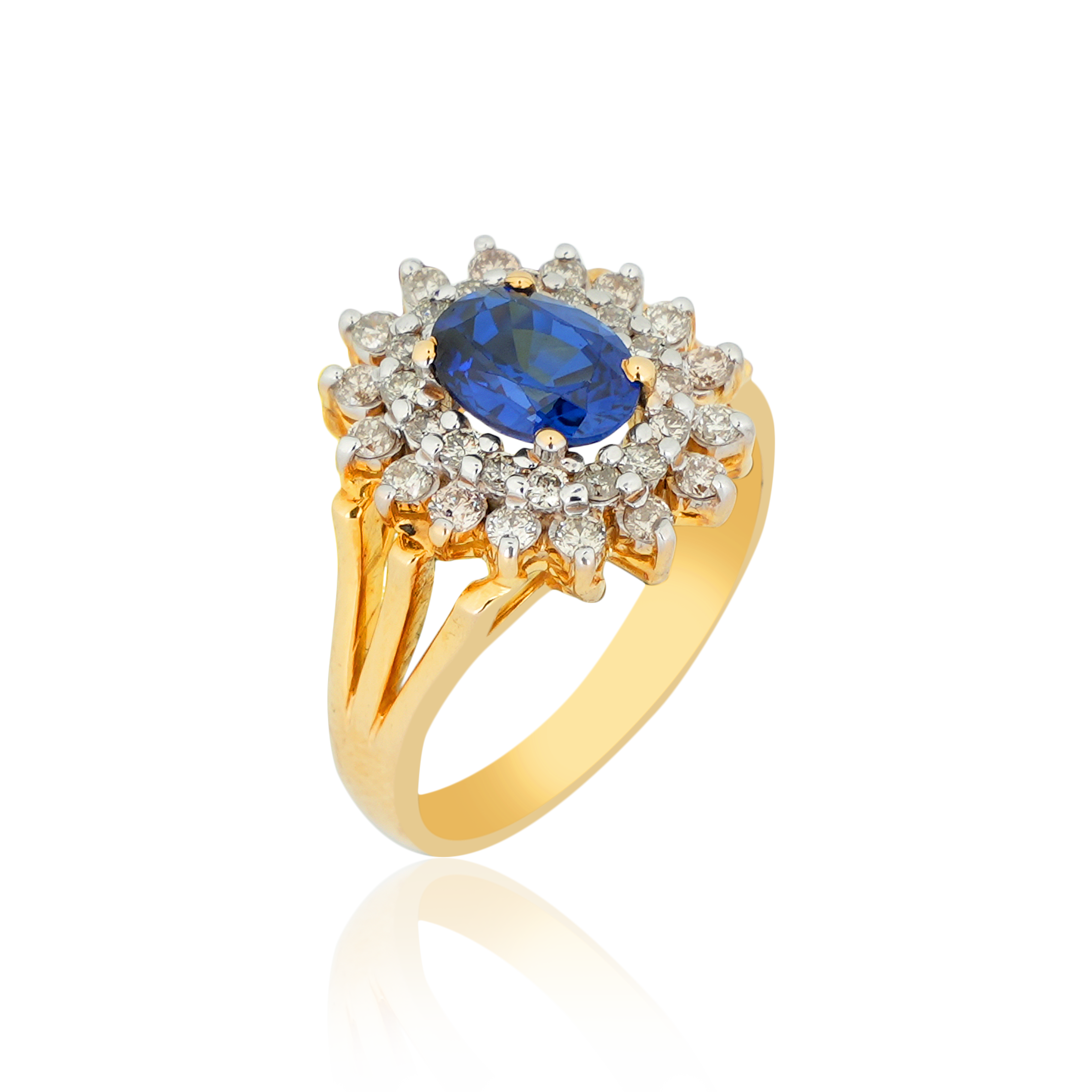 DLRF - 771 Kyanite Diamond Ring