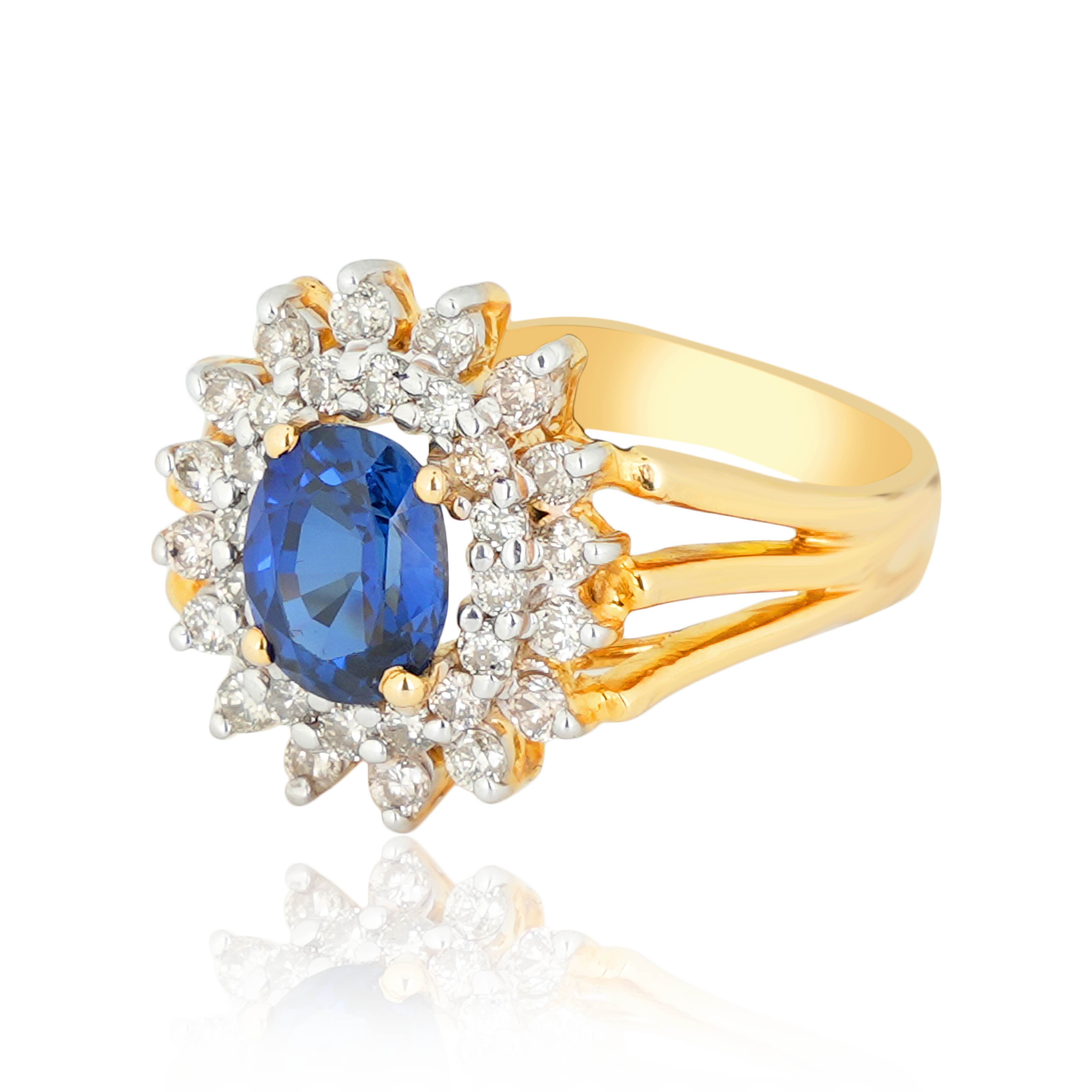 DLRF - 771 Kyanite Diamond Ring