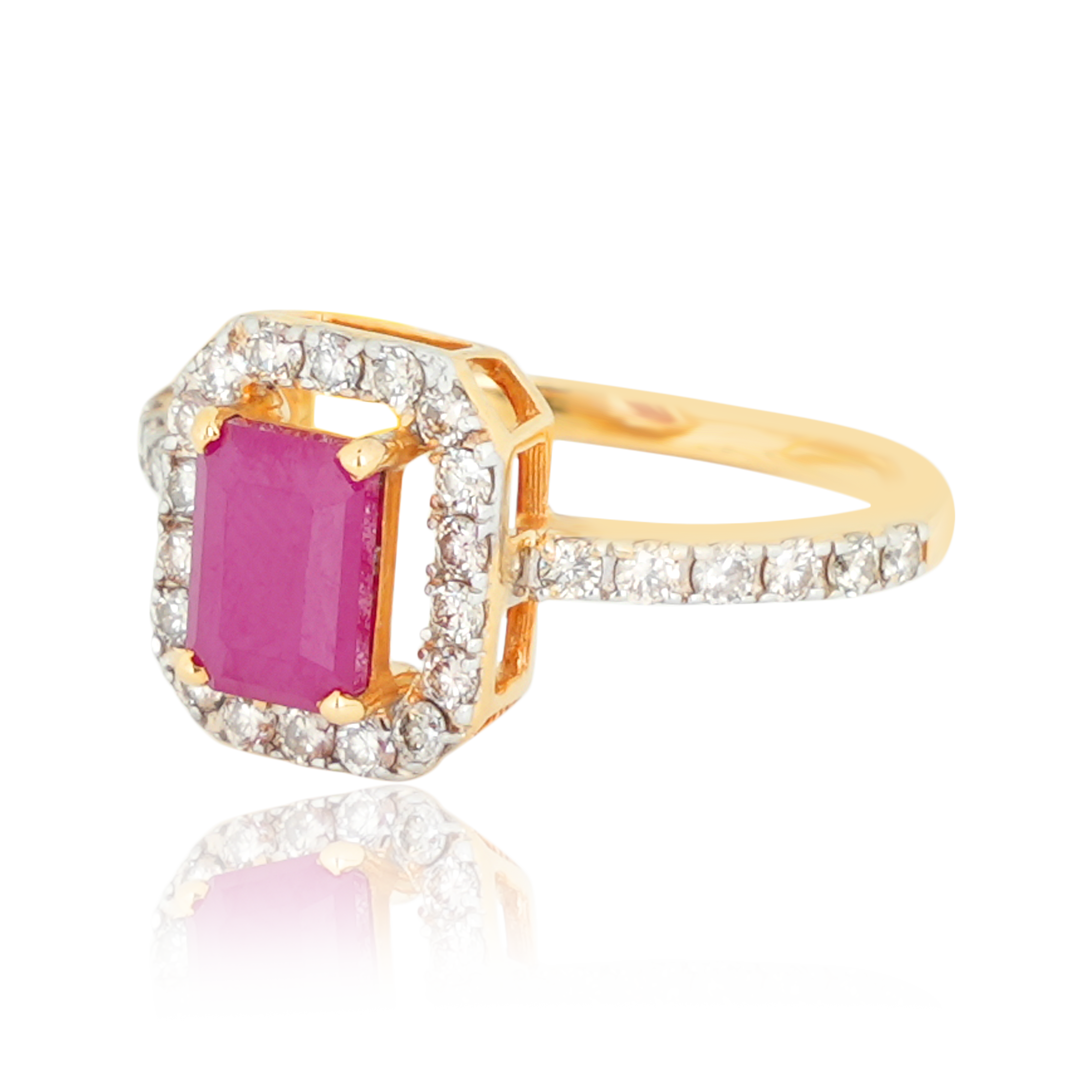 DLRE-907 Ruby Diamond Ring