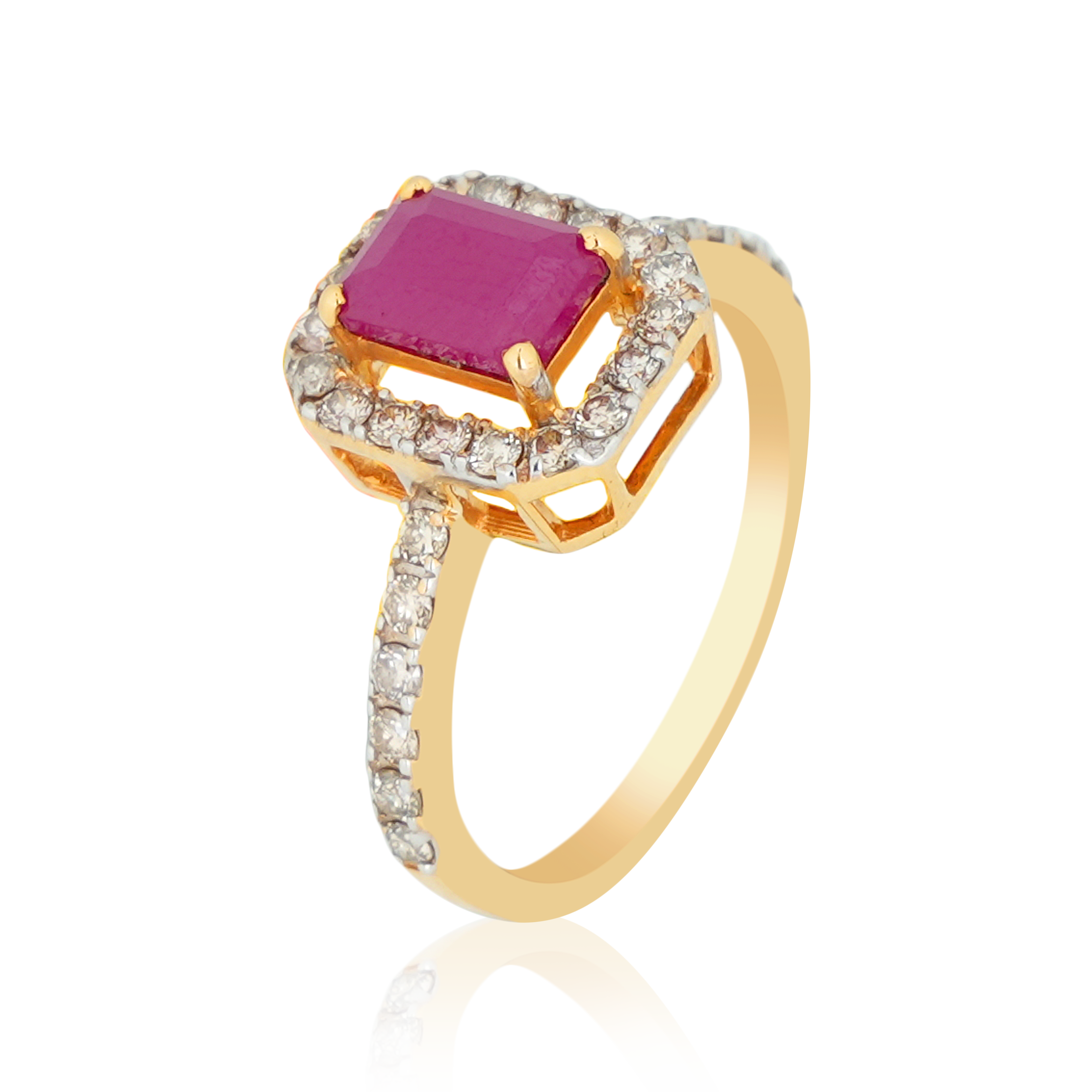 DLRE-907 Ruby Diamond Ring