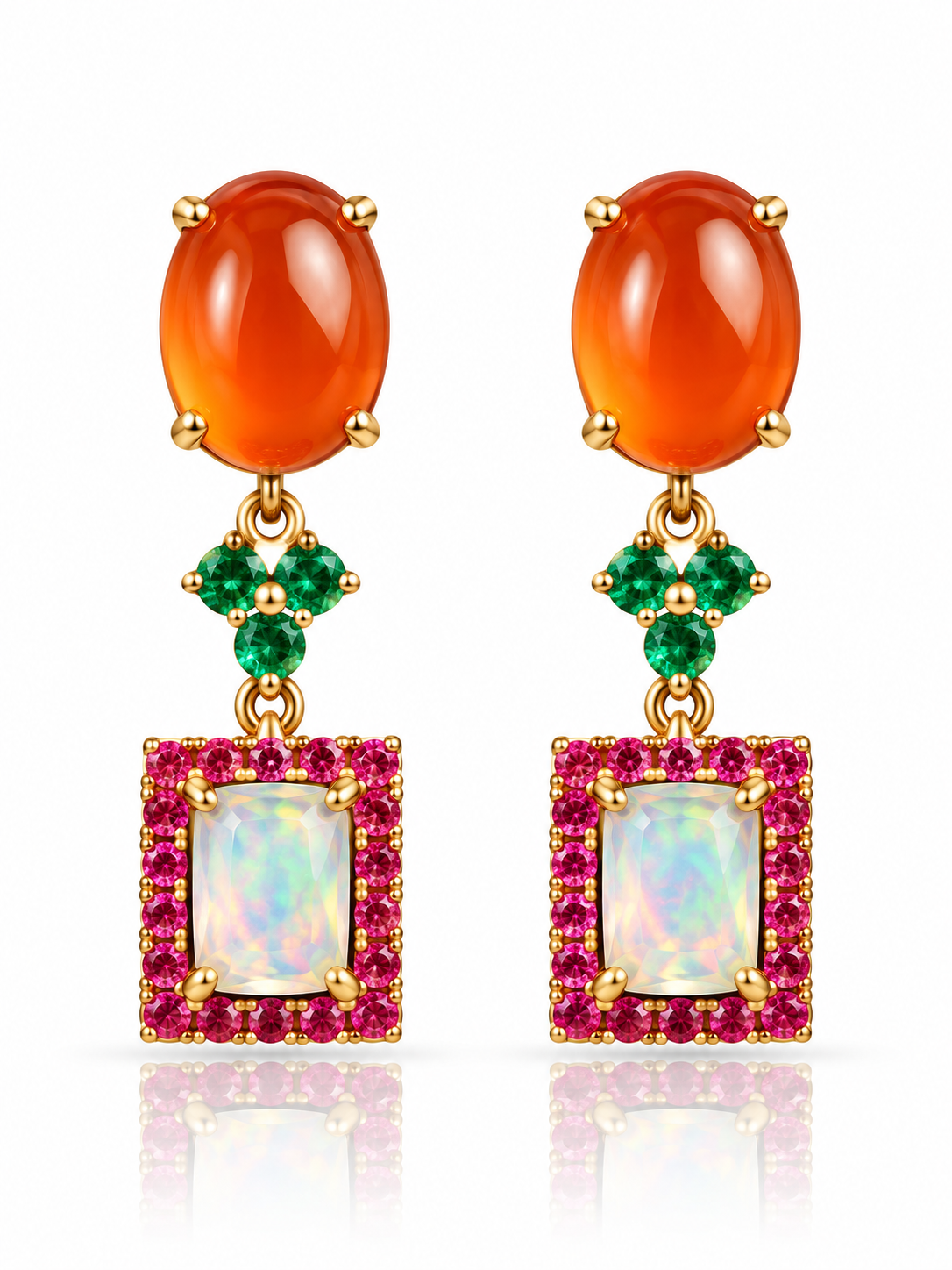 Natural Garnet & Yellow Sapphire SEC-195