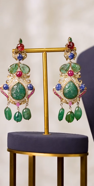 Emerald Silver Set